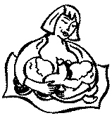 parent nursing twins in cross cradle hold