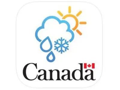 Health Canada Logo with clouds, sun and rain icons