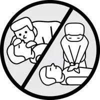 Perform rescue breathing | Faites de la respiration de sauvetage ou des compressions thoraciques