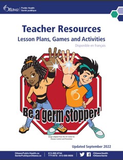 Photo of Be a Germ Stopper resource